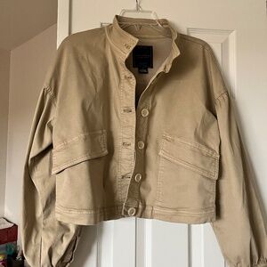 Tan cargo jacket-new, never worn.